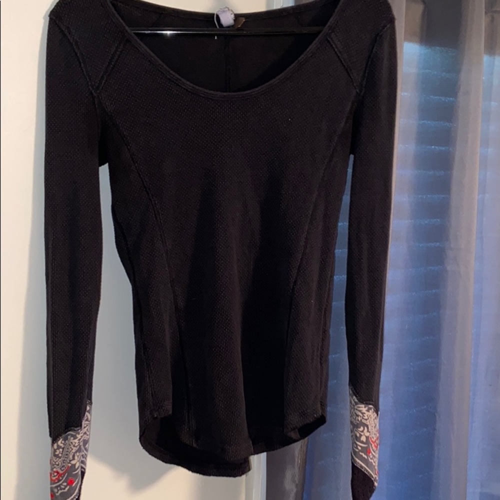 Free people long sleeve shirt